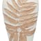 White Polystone Boho Style Vase, 18" x 10" x 6"